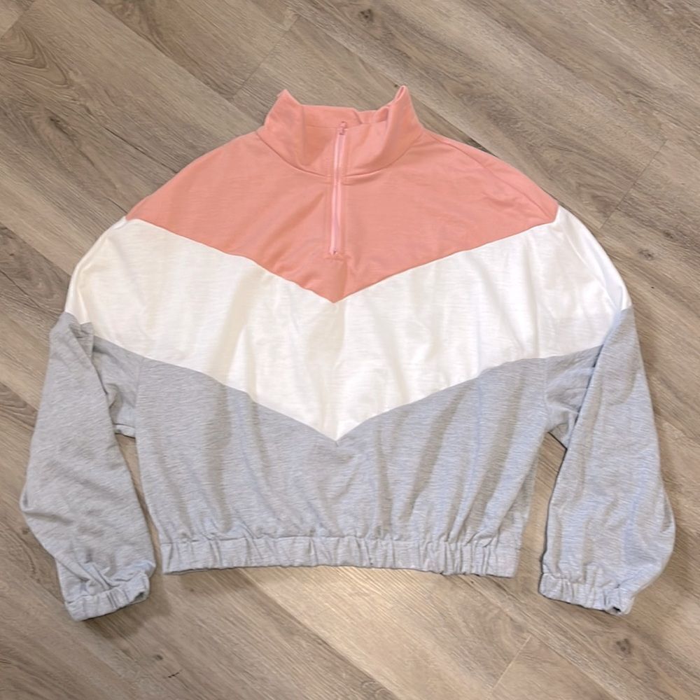 ZAFUL Cropped Long Sleeve Shirt  Size L